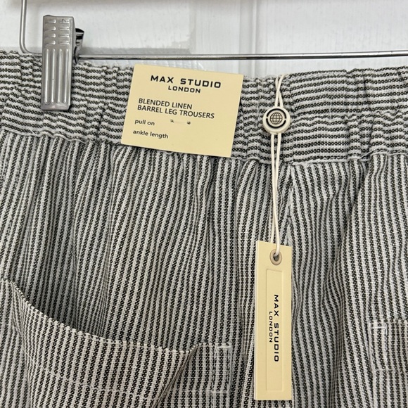 Max Studio Light Gray Cropped Pants - Picture 8 of 10